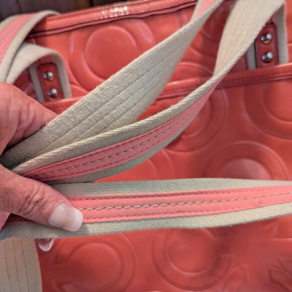 COACH PATENT LEATHER DIAPER BABY BAG MULTIFUNCTION TOTE 16977 - Picture 13 of 13